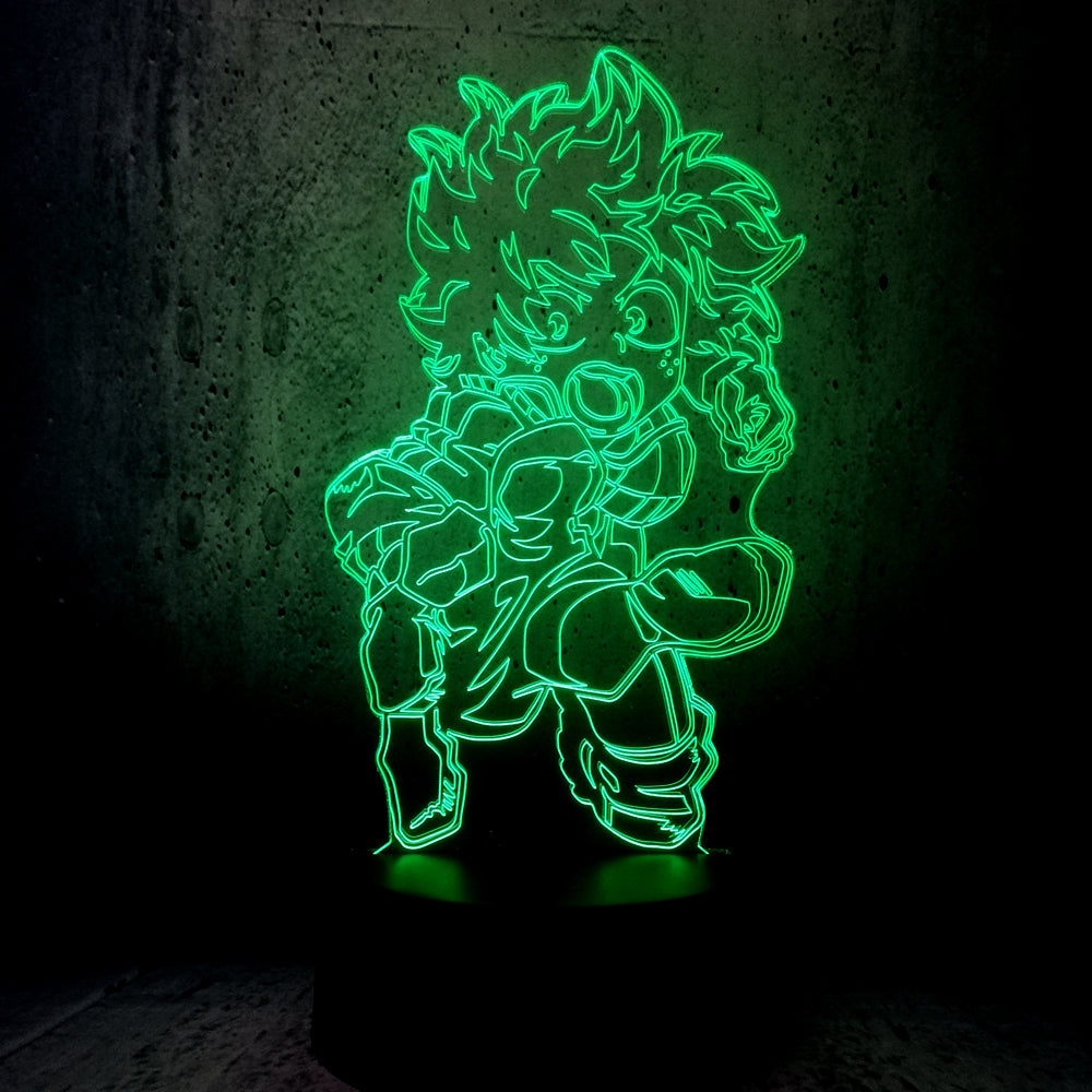 3D LED Colorful Visual Night Light - My Hero Academia