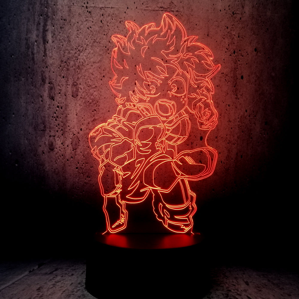 3D LED Colorful Visual Night Light - My Hero Academia