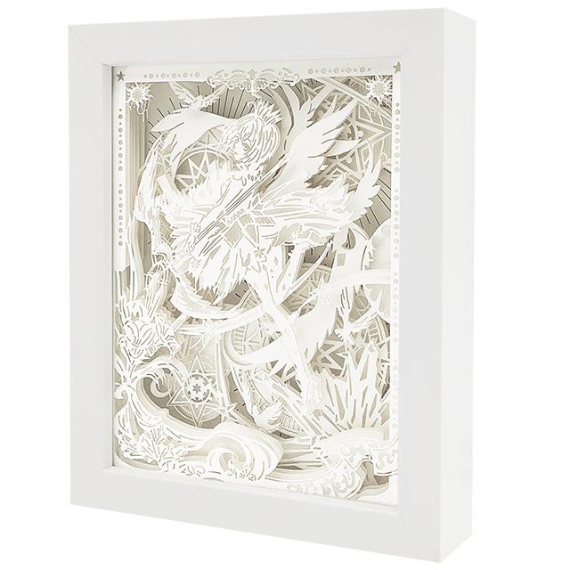 Creative Paper Cut Light with 3D Frame for Gifts