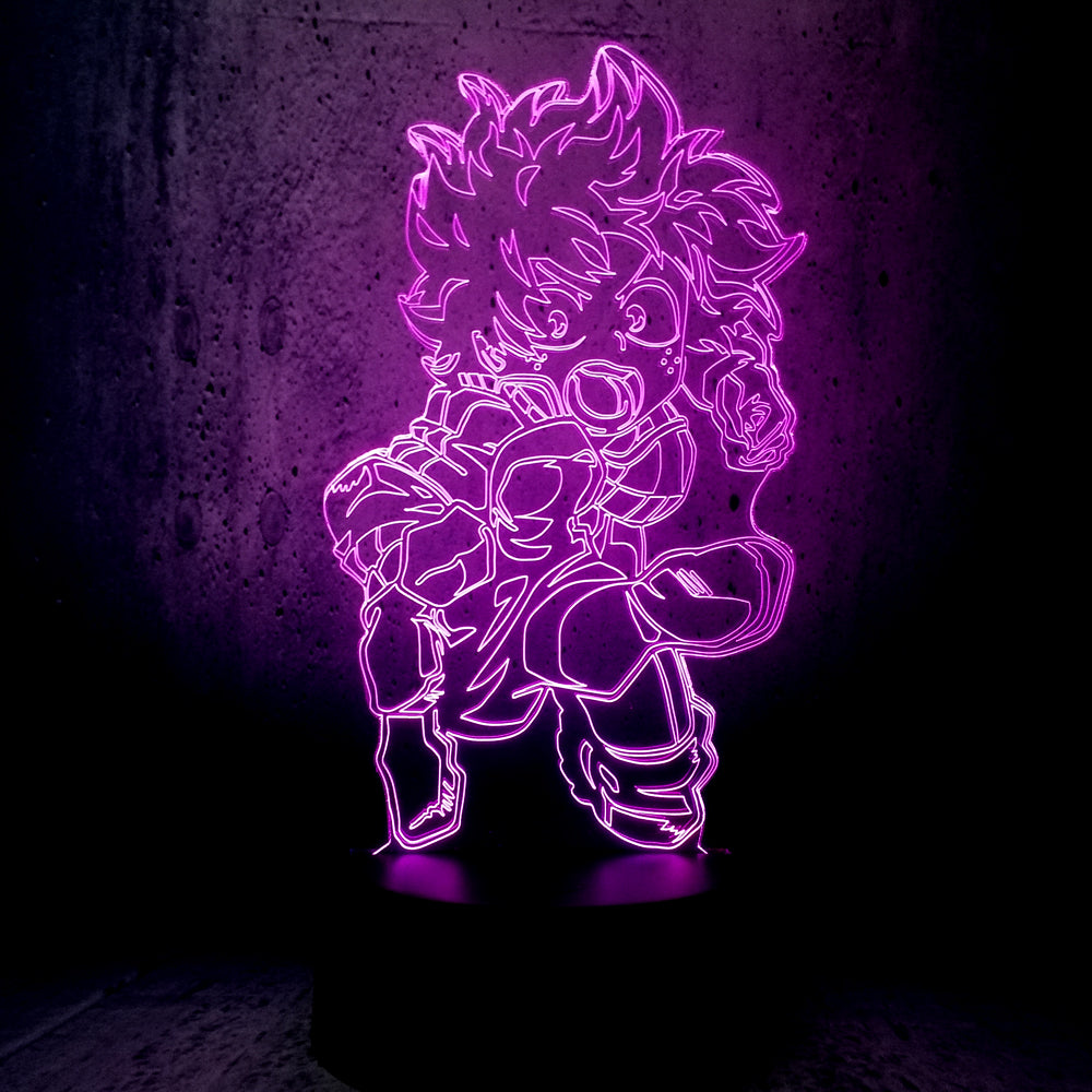 3D LED Colorful Visual Night Light - My Hero Academia