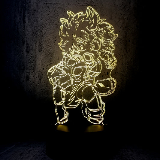 3D LED Colorful Visual Night Light - My Hero Academia